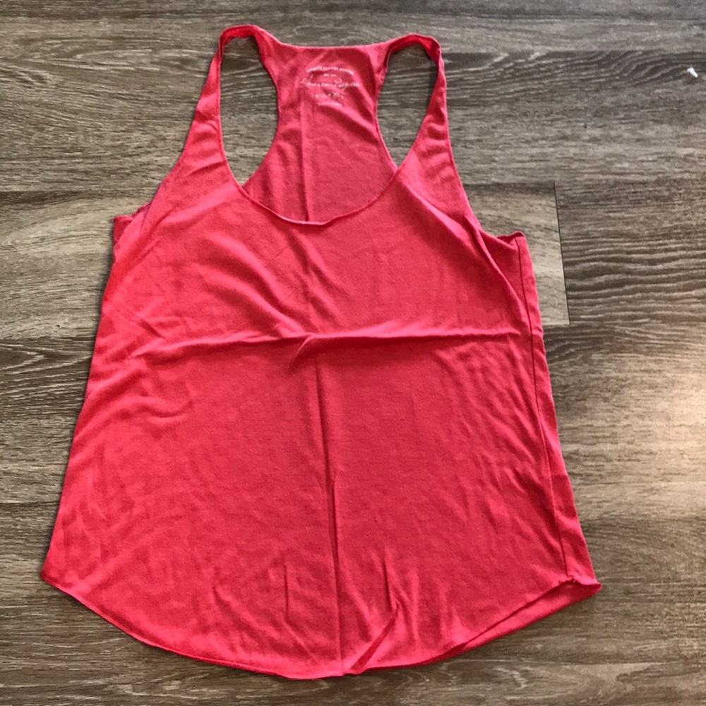 Red cotton tank